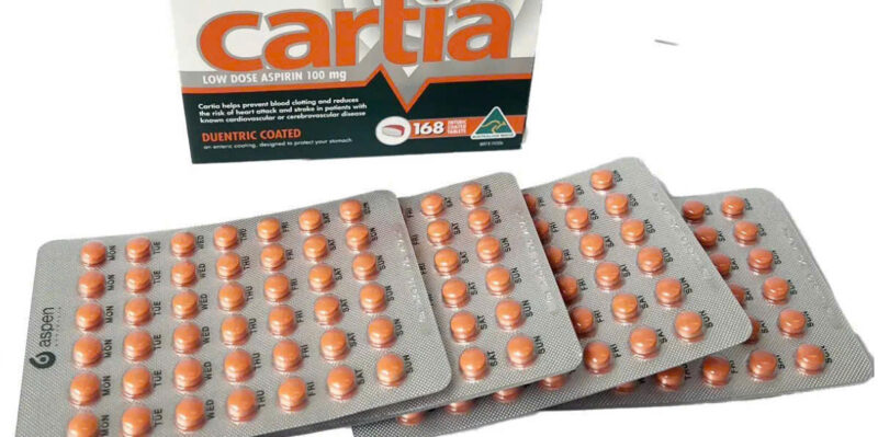 CARTIA - PHÒNG NGỪA ĐỘT QUỴ VÀ TAI BIẾN 168 VIÊN