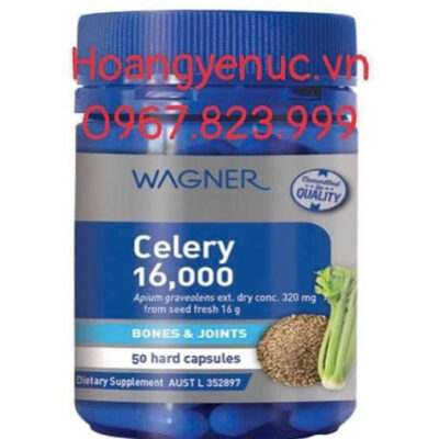 Wagner Celery 16000mg giúp phòng & điều trị Gout 50 viên