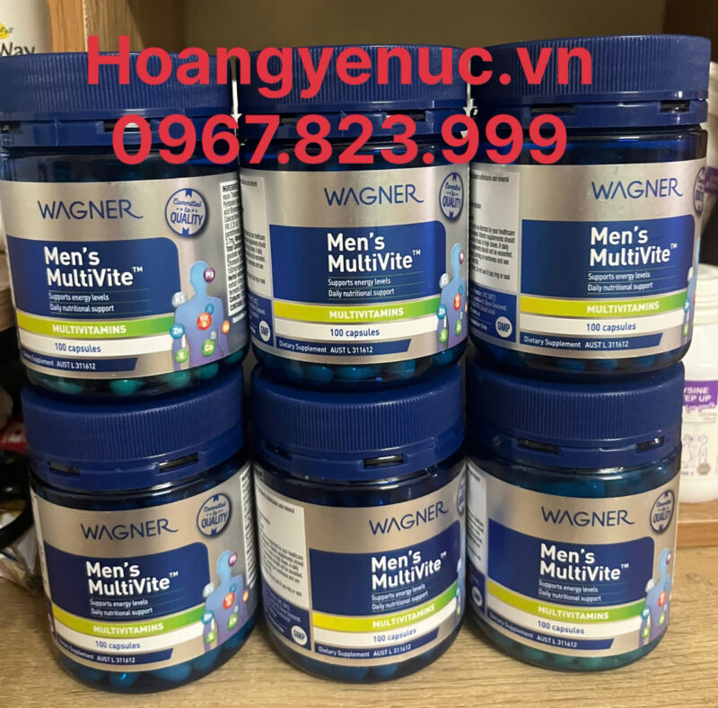 Viên uống bổ sung vitamin tổng hợp cho nam giới Wagner Mens Multivite 100 viên
