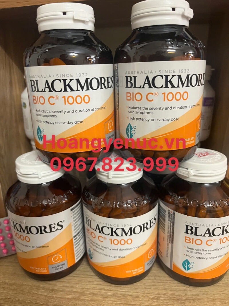 Bổ sung Vitamin C Blackmores Bio C 1000mg 150 viên