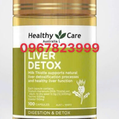 VIÊN UỐNG THẢI ĐỘC GAN HEALTHY CARE LIVER DETOX 100 VIÊN