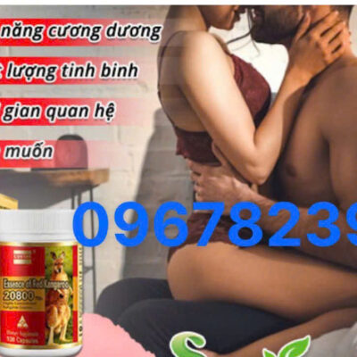 VIÊN UỐNG HỖ TRỢ SINH LÝ NAM GIỚI COSTAR ESSENCE OF RED KANGAROO 100 viên