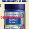 Viên uống bổ sung vitamin tổng hợp cho người lớn trên 50+ Wagner Multivite For 50+ lọ 100 viên